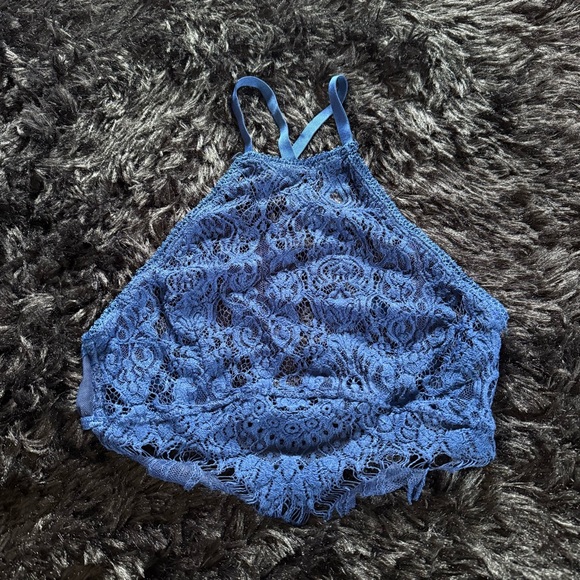 Dolls Kill Other - Widow Dolls Kill Fairycore/Whimsigoth Blue Lace Halter Top